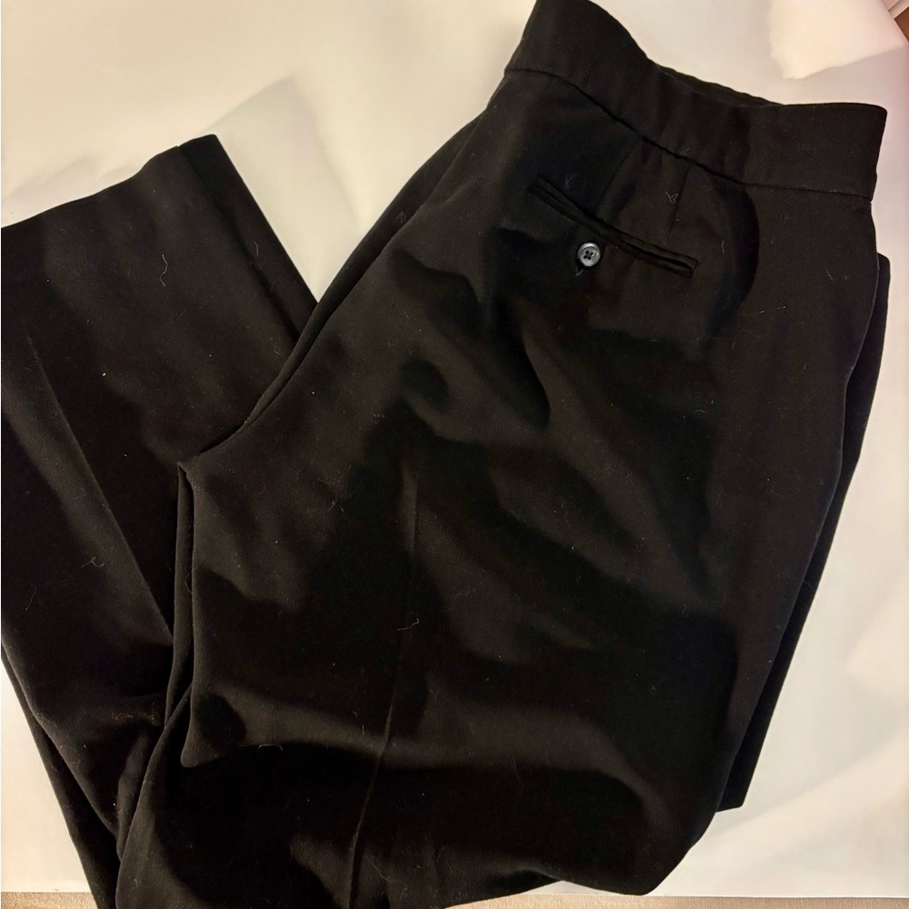 JM Collection Women's Black Straight Leg Pants